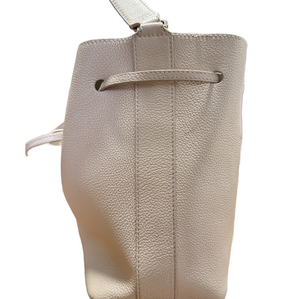 Furla Costanza Drawstring Leather Bucket Bag in Greige - Picture 6 of 12